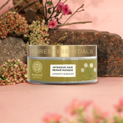 Forest Essentials Intensive Hair Repair Masque Japapatti & Brahmi - Ayurvedic Hair Mask for Dry Hair
(200g)