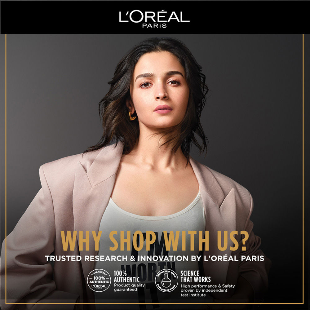 L’Oréal Paris Hyaluron Pure 72H Purifying Shampoo, For Oily Scalp & Dry Hair With Salicylic And Hyaluronic Acid
(1000ml)
