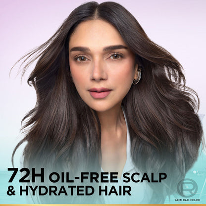 L’Oréal Paris Hyaluron Pure 72H Purifying Shampoo, For Oily Scalp & Dry Hair With Salicylic And Hyaluronic Acid
(1000ml)