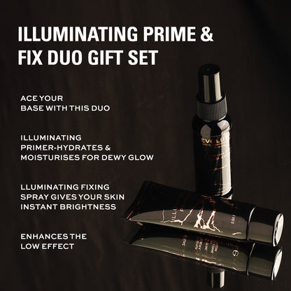 Makeup Revolution Illuminating Prime & Fix Duo Gift Set
(75ml)