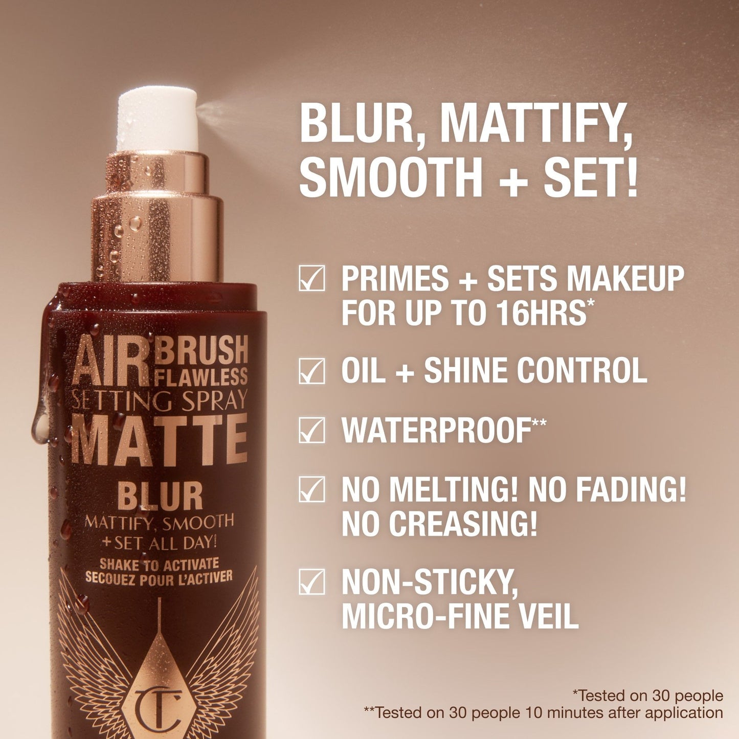 Charlotte Tilbury Airbrush Matte Setting Spray
(100ml)