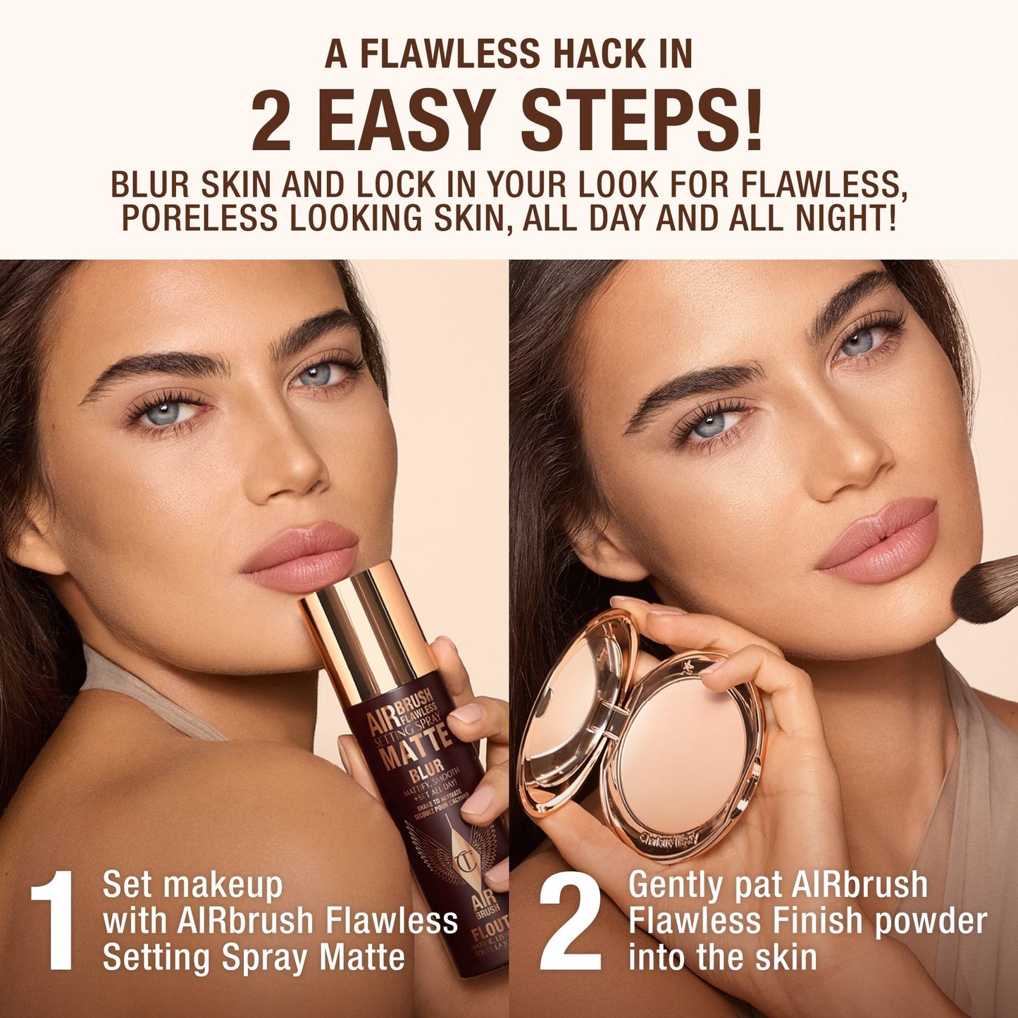Charlotte Tilbury Airbrush Matte Setting Spray
(100ml)