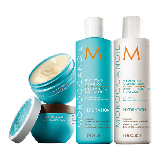 Moroccanoil Hydrating Shampoo, Conditioner And Intense Hydrating Mask - Combo