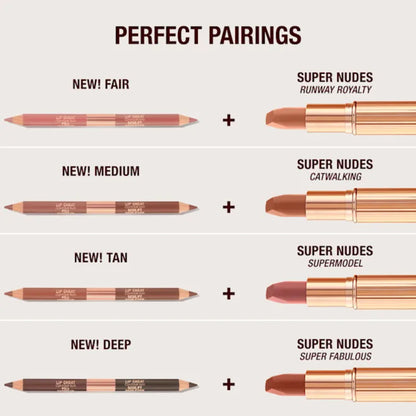 Charlotte Tilbury Super Nudes Lip Cheat Contour Duo
(0.78g)