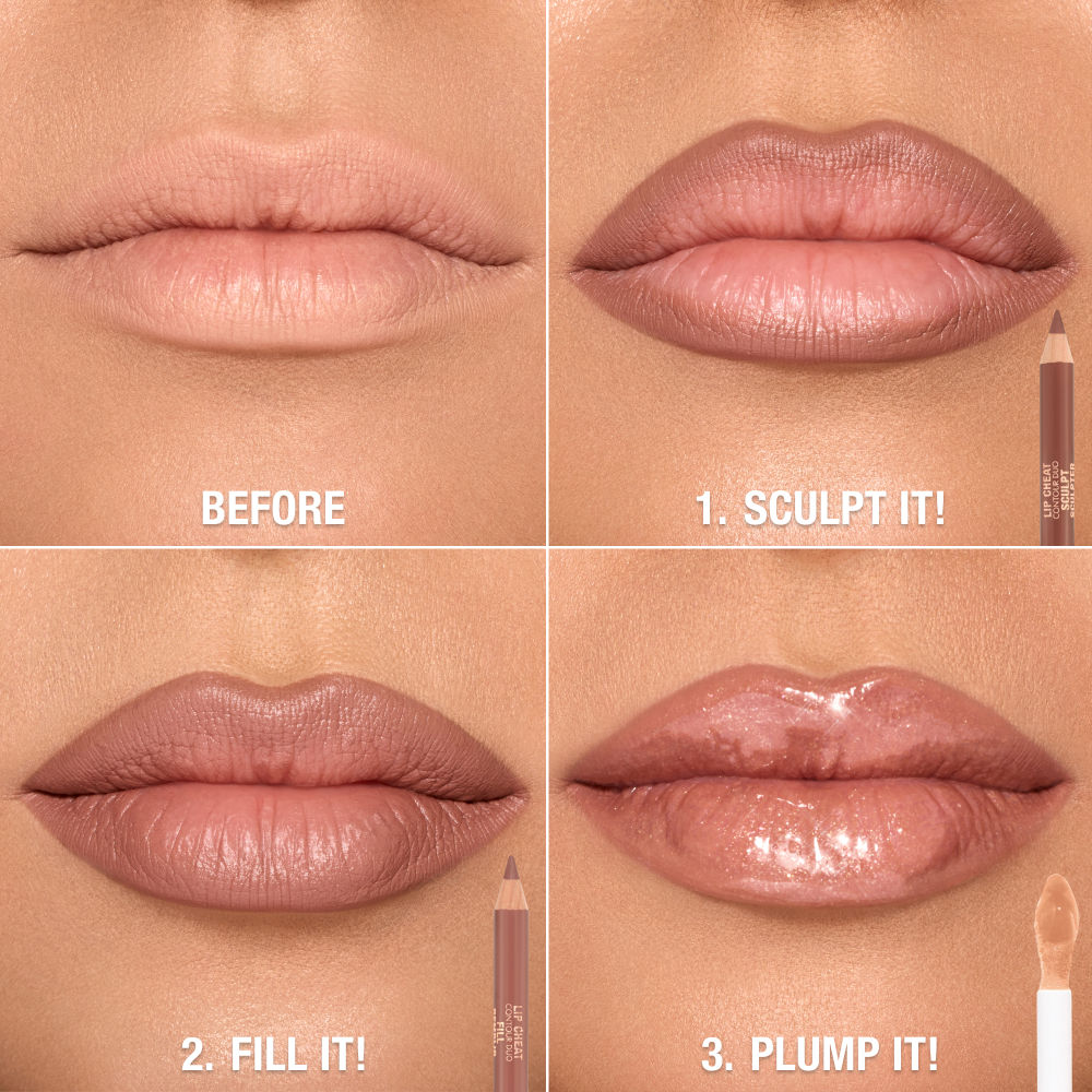 Charlotte Tilbury Super Nudes Lip Cheat Contour Duo
(0.78g)