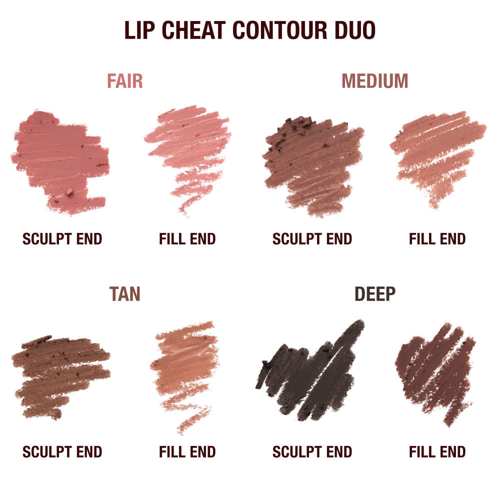 Charlotte Tilbury Super Nudes Lip Cheat Contour Duo
(0.78g)