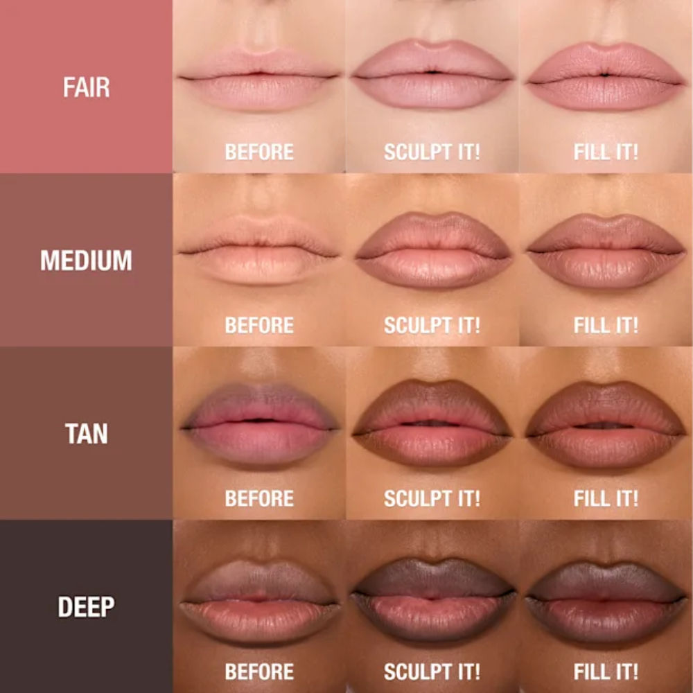 Charlotte Tilbury Super Nudes Lip Cheat Contour Duo
(0.78g)