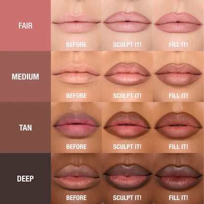 Charlotte Tilbury Super Nudes Lip Cheat Contour Duo
(0.78g)