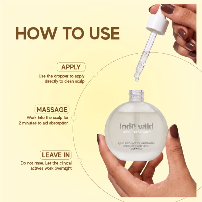 Moonlight Growth Scalp Serum for Hair Growth and Hairfall control
(50ml)