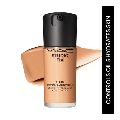 M.A.C Studio Fix Fluid SPF 15 Soft Matte Foundation With Hyaluronic Acid - NC41
(30ml)