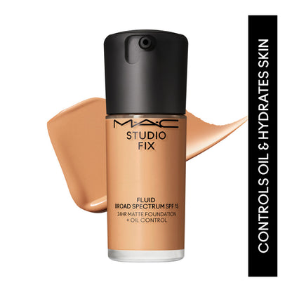 M.A.C Studio Fix Fluid SPF 15 Soft Matte Foundation With Hyaluronic Acid - NC41
(30ml)