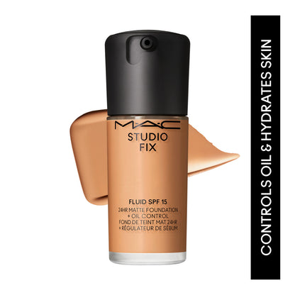 M.A.C Studio Fix Fluid SPF 15 Soft Matte Foundation With Hyaluronic Acid - NC41
(30ml)
