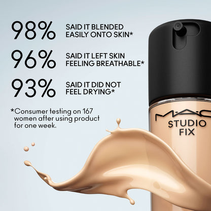 M.A.C Studio Fix Fluid SPF 15 Soft Matte Foundation With Hyaluronic Acid - NC41
(30ml)