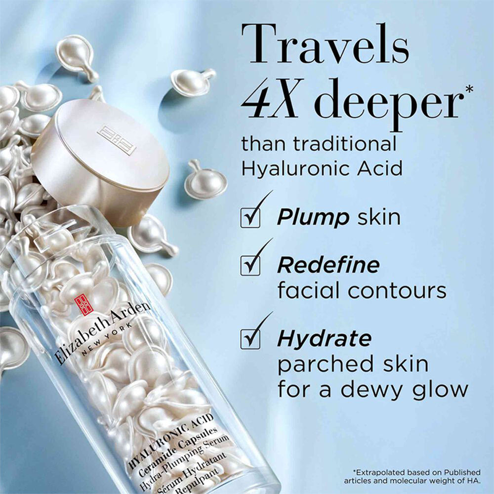 Elizabeth Arden Hyaluronic Acid Ceramide Capsules Hydra-Plumping Serum
(30 capsules)