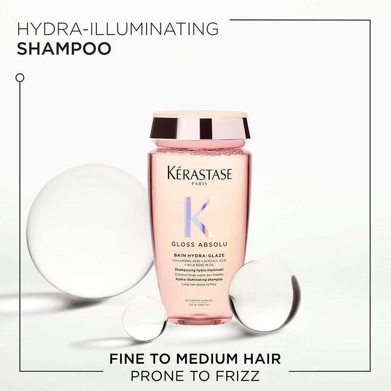 Kérastase Gloss Absolu Anti-Frizz Shampoo, Fine-Medium Hair, 4-Days Anti-Frizz
(250ml)