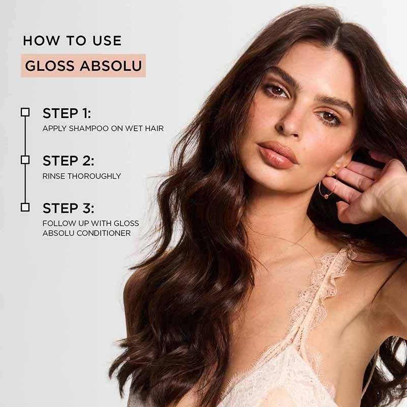Kérastase Gloss Absolu Anti-Frizz Shampoo, Fine-Medium Hair, 4-Days Anti-Frizz
(250ml)