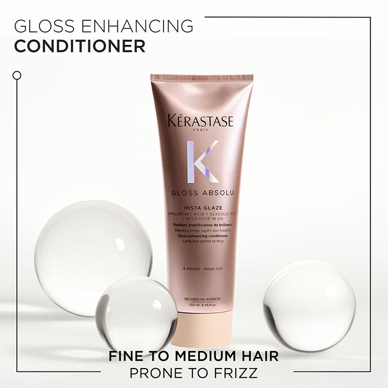 Kérastase Gloss Absolu Anti-Frizz Foaming Conditioner, Fine-Medium Hair, 4-Days Anti-Frizz
(250ml)