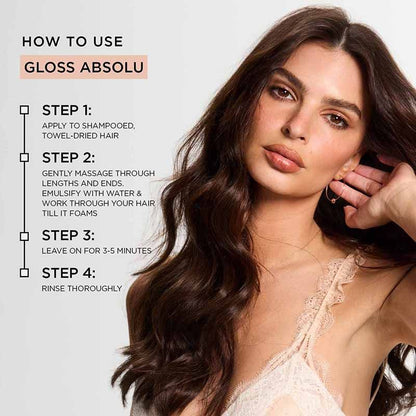 Kérastase Gloss Absolu Anti-Frizz Foaming Conditioner, Fine-Medium Hair, 4-Days Anti-Frizz
(250ml)
