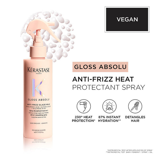 Kerastase Gloss Absolu Anti-Frizz Heat Protectant Spray For Glossy Hair
(190ml)
