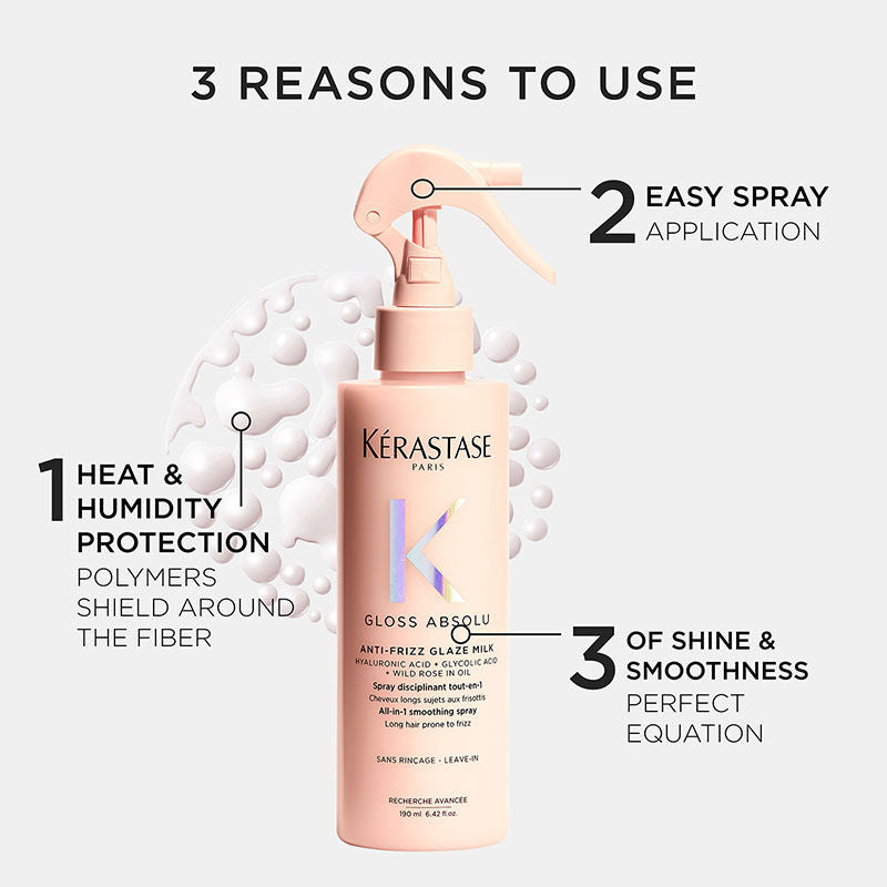 Kerastase Gloss Absolu Anti-Frizz Heat Protectant Spray For Glossy Hair
(190ml)