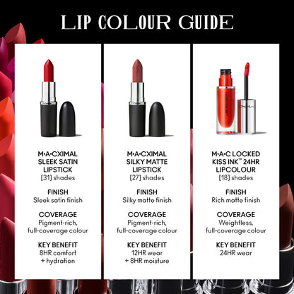 M.A.C MACximal Satin Lipstick
(3.5g)