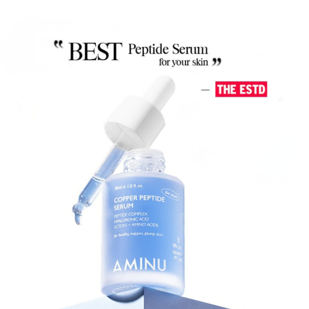 Copper Peptide Serum for Collagen Boost, Hydration, Firmness & Barrier Repair – DGA + Ectoin
(10ml)