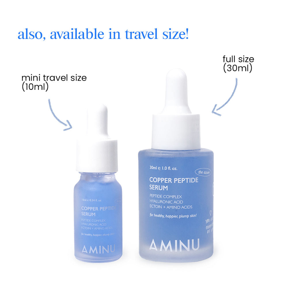 Copper Peptide Serum for Collagen Boost, Hydration, Firmness & Barrier Repair – DGA + Ectoin
(10ml)