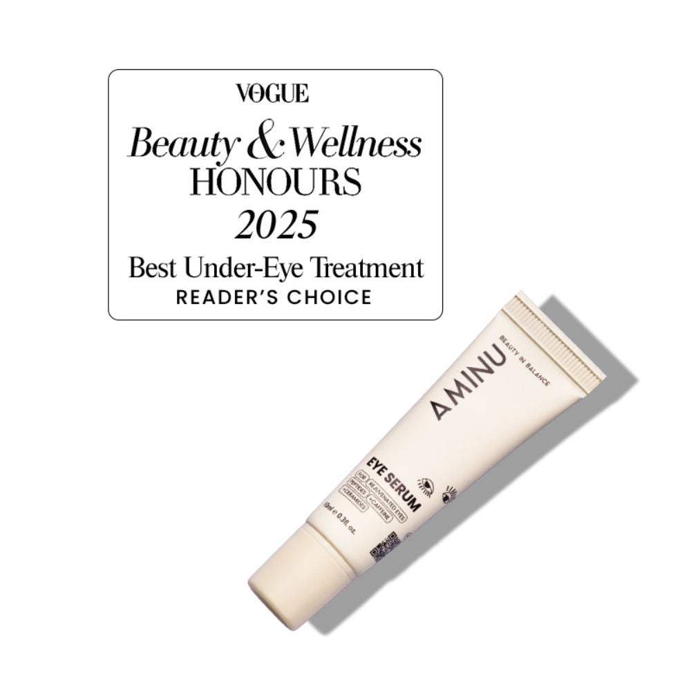 Eye Serum – Peptide, Caffeine, HA + 15 Actives for Dark Circles, Puffiness, Wrinkles, Fine Lines
(10ml)