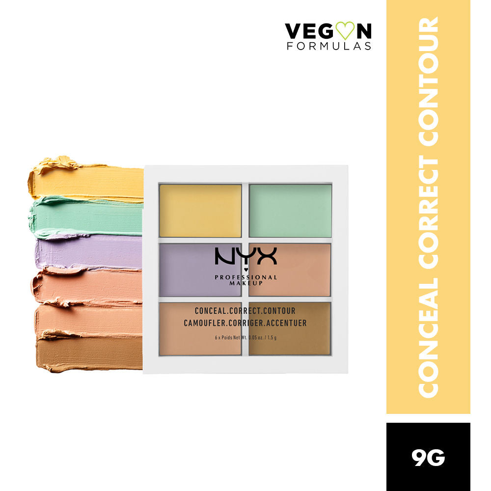 NYX Professional Makeup Conceal, Correct, Contour Palette
(9gm)