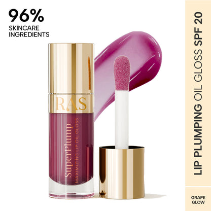 RAS Luxury Oils Super Plump Maximizing Lip Oil Gloss with SPF 20
(9ml)