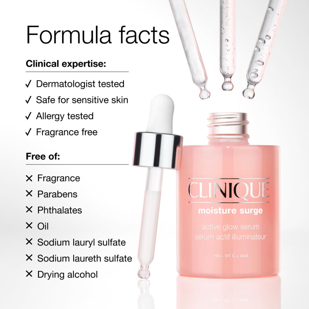 Clinique Moisture Surge Active Glow Serum with Vitamin C, Lactic Acid & Hyaluronic Acid
(30ml)